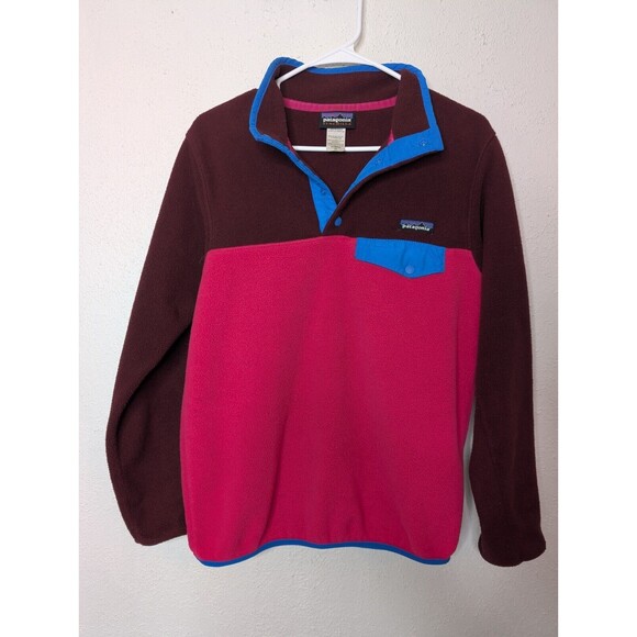 Patagonia Jackets & Blazers - Patagonia Synchilla Snap-T Fleece Pullover Sweater Women's Size XS Pink Purple
